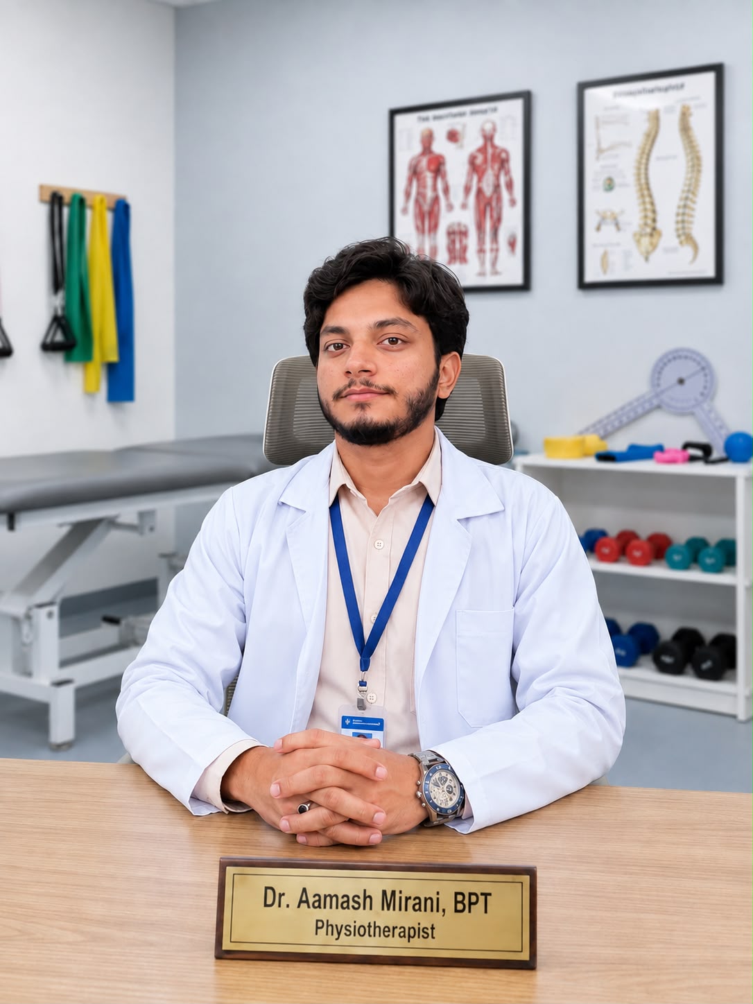 Dr. Aamash Mirani – Physiotherapist at Mirani Physiotherapy & Rehab Center